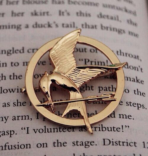 mockingjay, symbol used in The Hunger Games