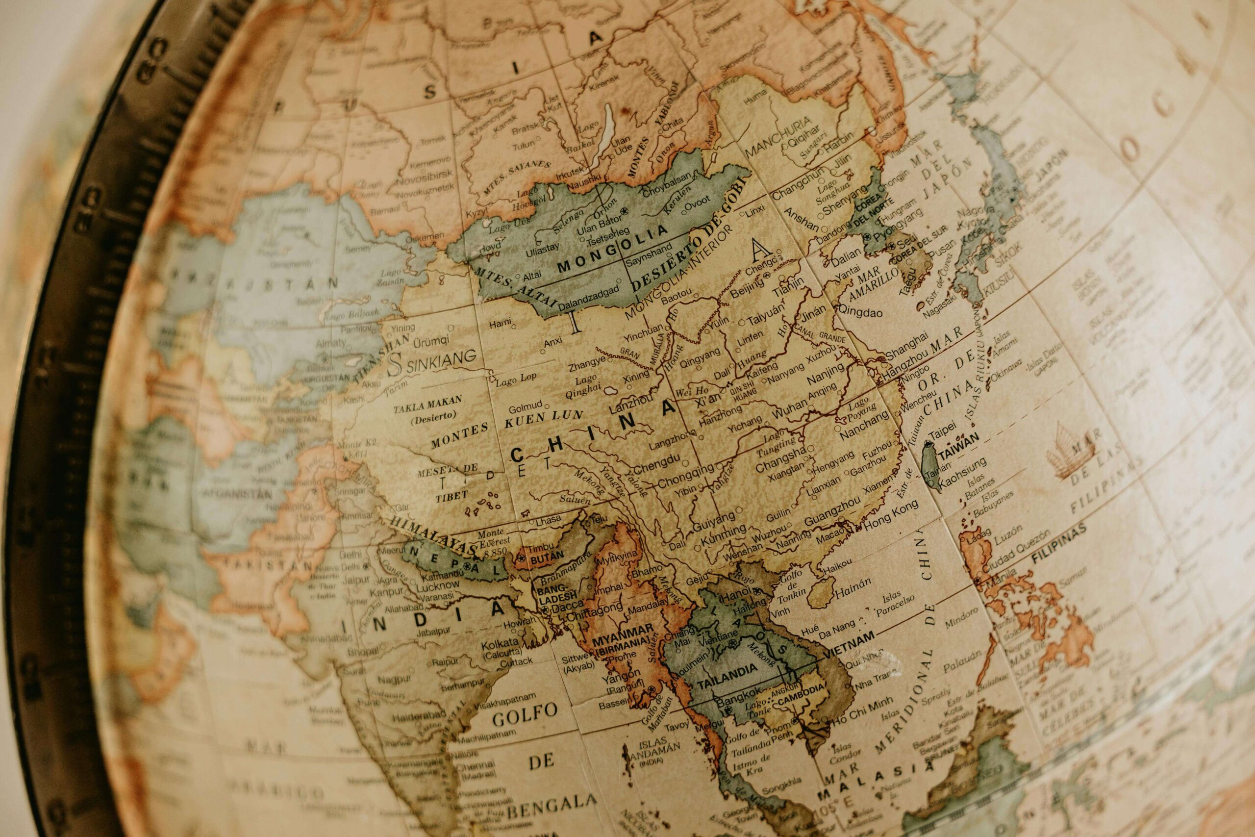 map of India and Philippines