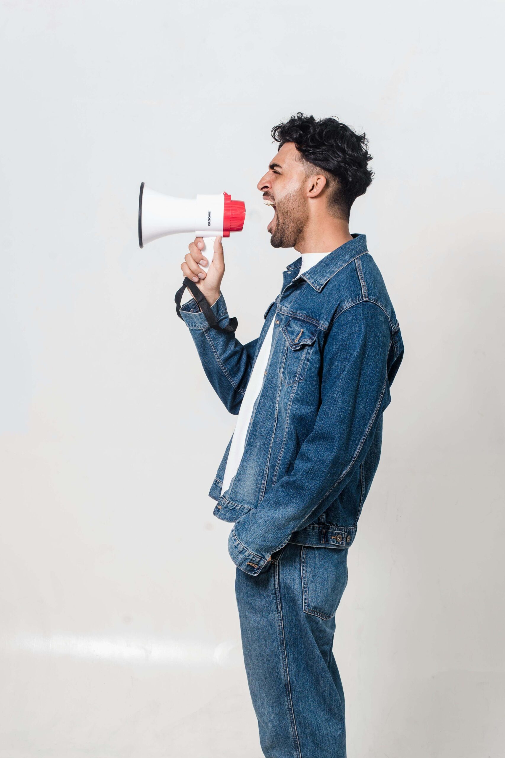 call to action through a megaphone
