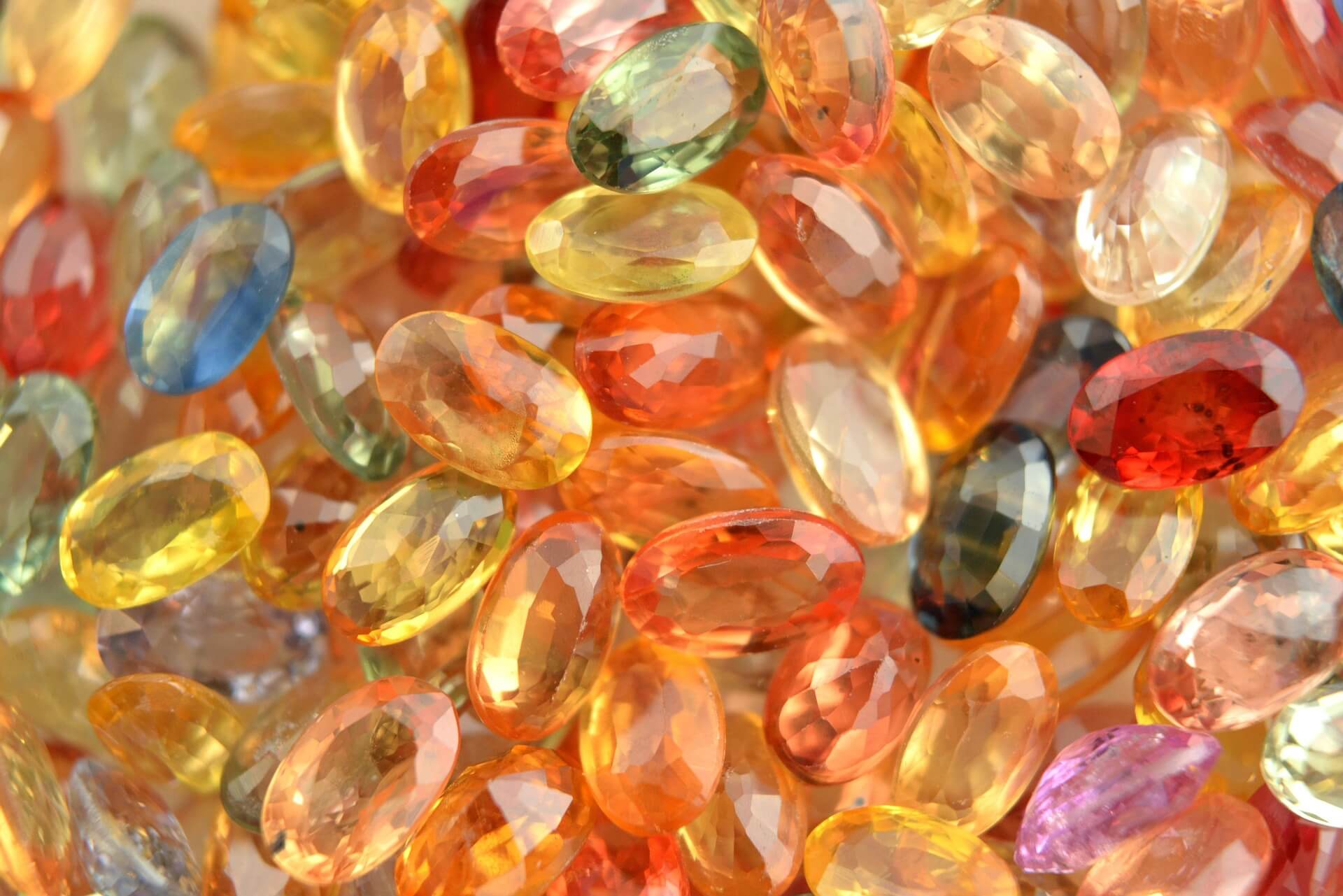 orange jewels