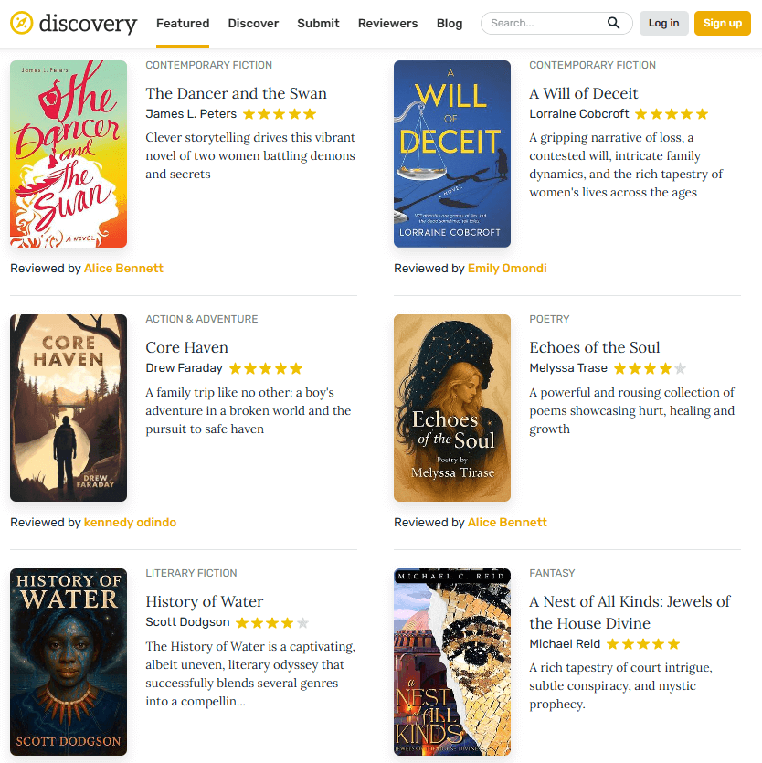 Published books in Reedsy