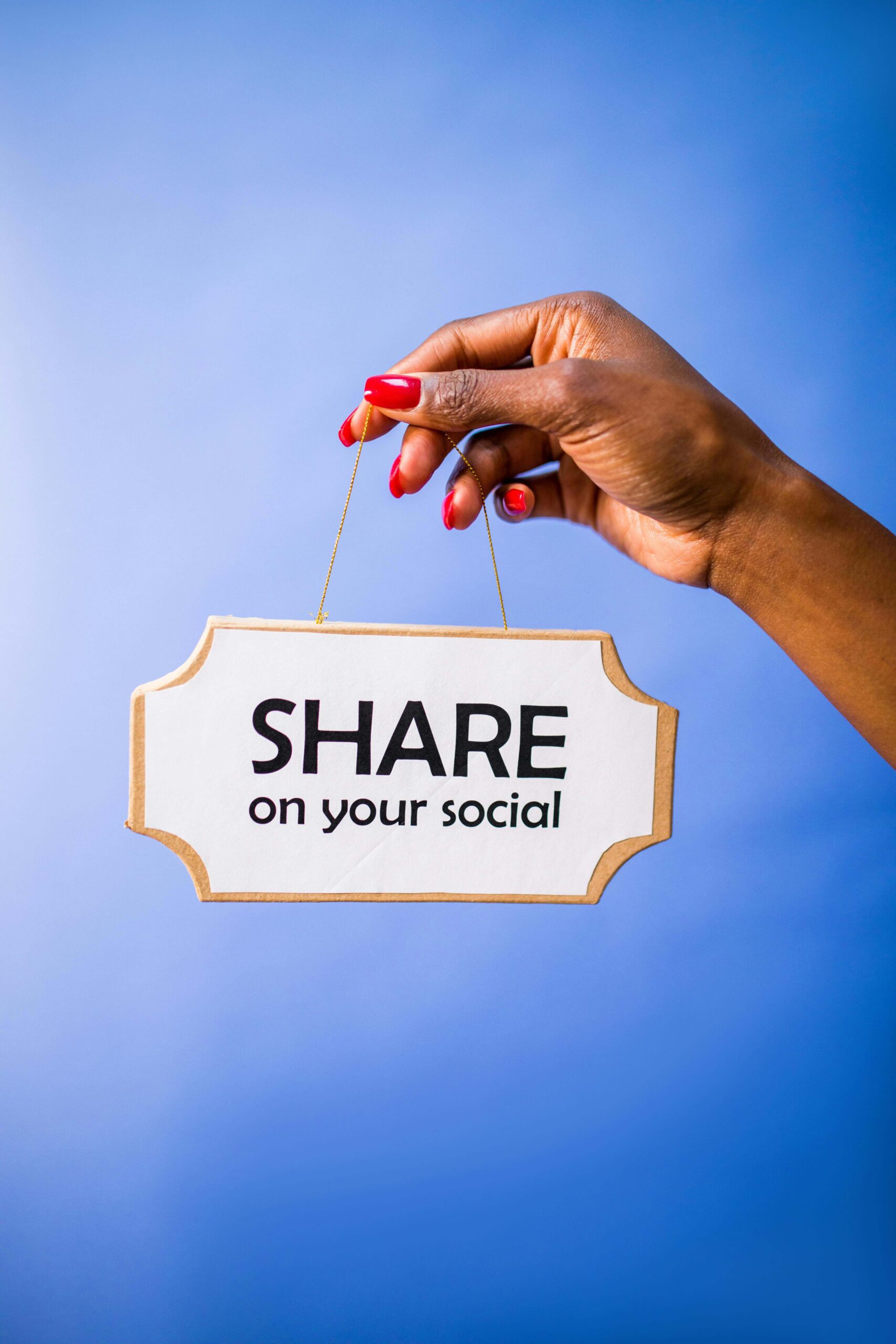 share on your social media accounts and pages