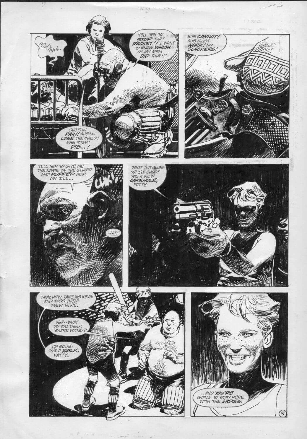 Manga script example